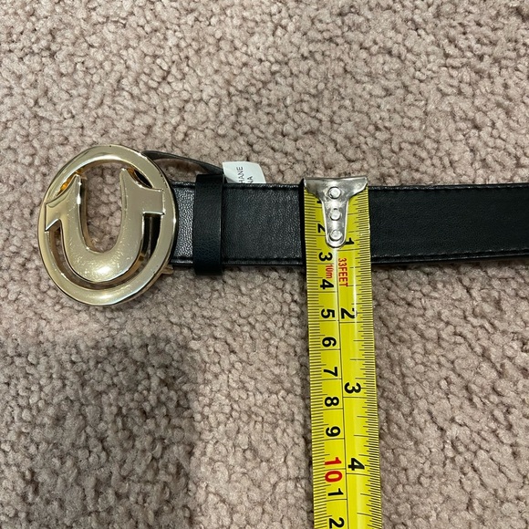 Fashion TR BUCKLE Belt Size M/L (42in) Black - Picture 5 of 7